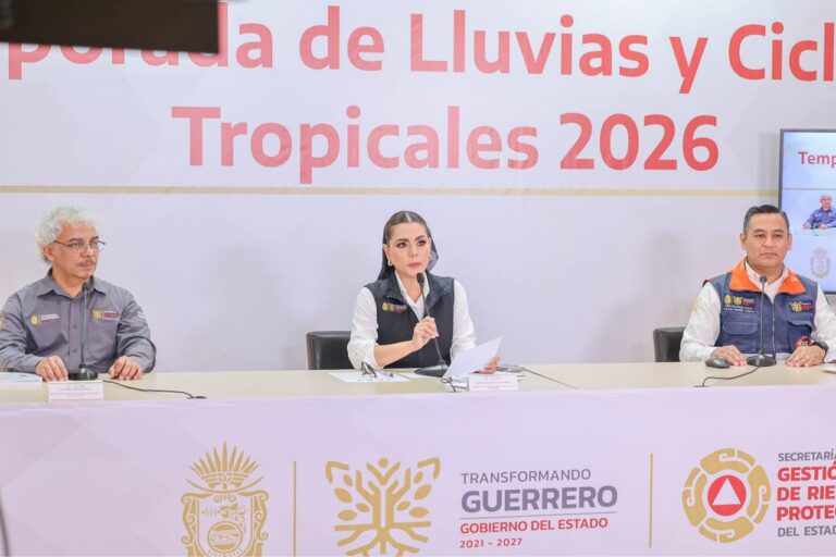 Evelyn Salgado llama a la prevención ante temporada de lluvias y ciclones 2026