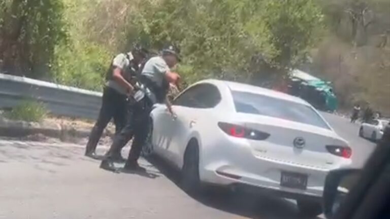 Elementos de la Guardia Nacional disparan contra vehículo que no se detuvo en Iguala