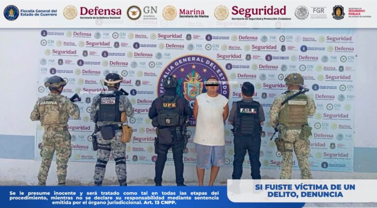 Cumplimenta FGEGuerrero orden de aprehensión por homicidio calificado en Acapulco
