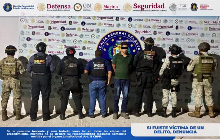 Fiscalía de Guerrero cumplimentó orden de aprehensión en contra de un hombre acusado del homicidio de líder del CECOP en Acapulco