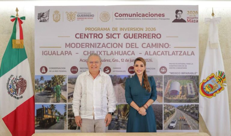 Gestión de Evelyn Salgado logra inversión histórica superior a los 5 mil 500 MDP en carreteras y obras estratégicas para Guerrero