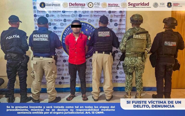 Cumplimenta FGEGuerrero una orden de aprehensión por desaparición de personas cometido por particulares