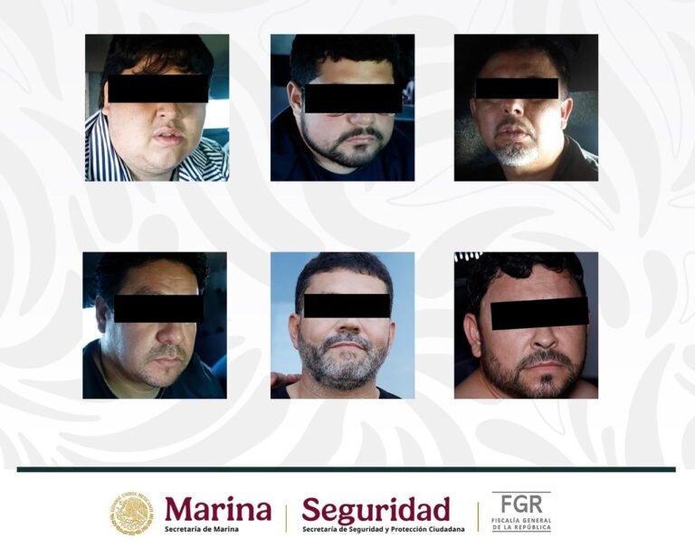 En Sinaloa, Marina, SSPC Y FGR detienen a seis generadores de violencia y aseguran armamento y droga