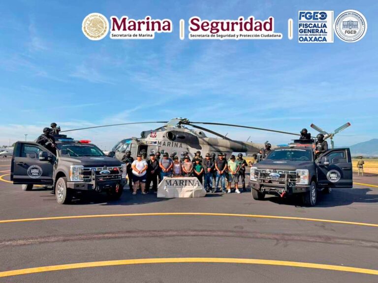 Acción coordinada de Marina, FGEO y SSPC debilita estructura operativa de grupo delictivo en Oaxaca