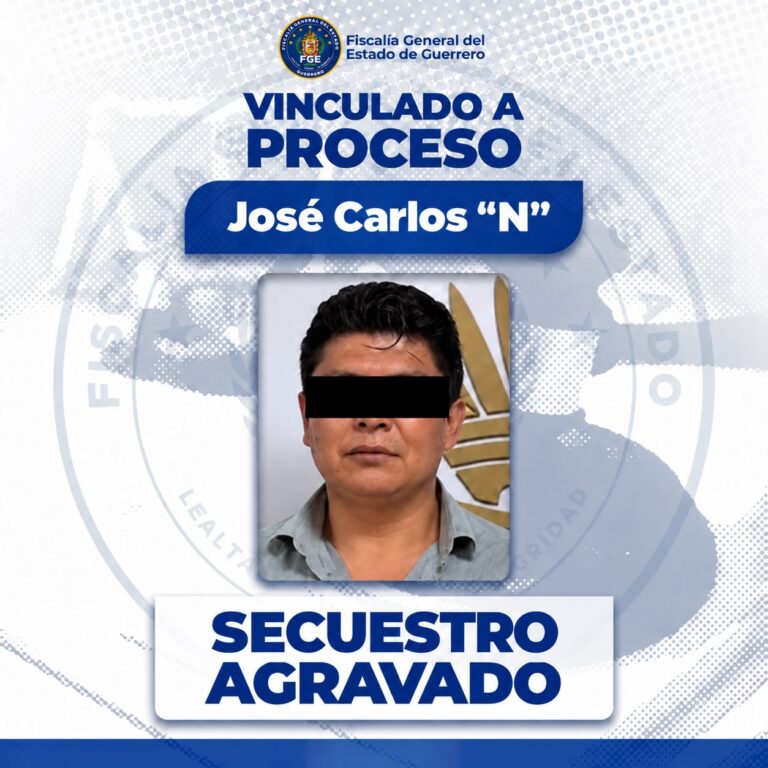 FGE GUERRERO OBTIENE VINCULACIÓN A PROCESO CONTRA DIRECTOR DE REGLAMENTOS DEL AYUNTAMIENTO DE TAXCO POR SECUESTRO AGRAVADO